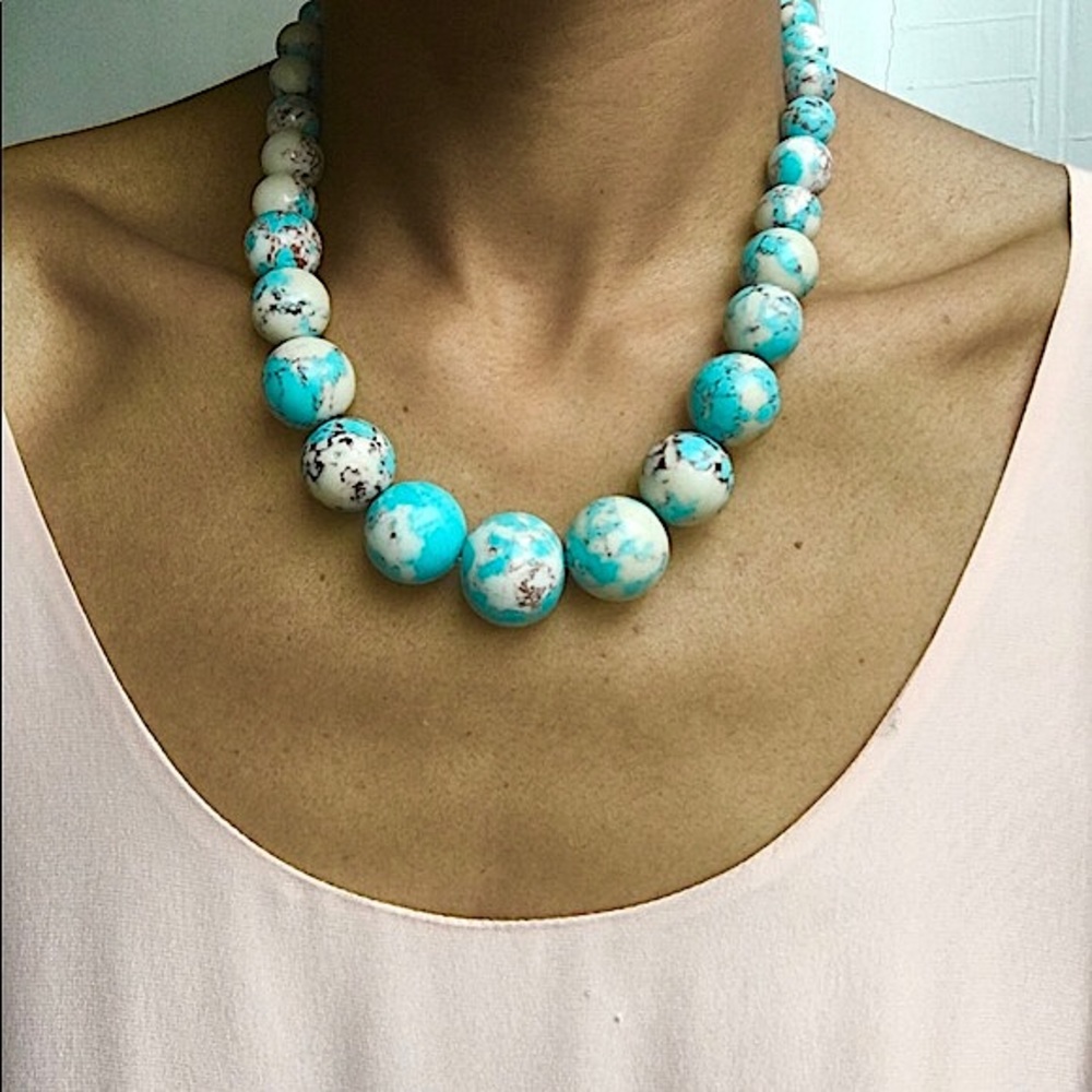 Turquoise Beaded Necklace